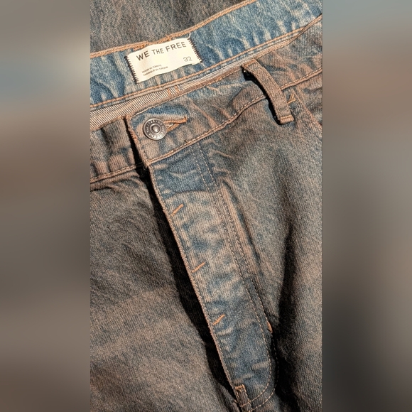 NWT* - We The Free Barrel Jeans - Mid Rise - Lost In The Desert - Size 32 - Picture 12 of 16